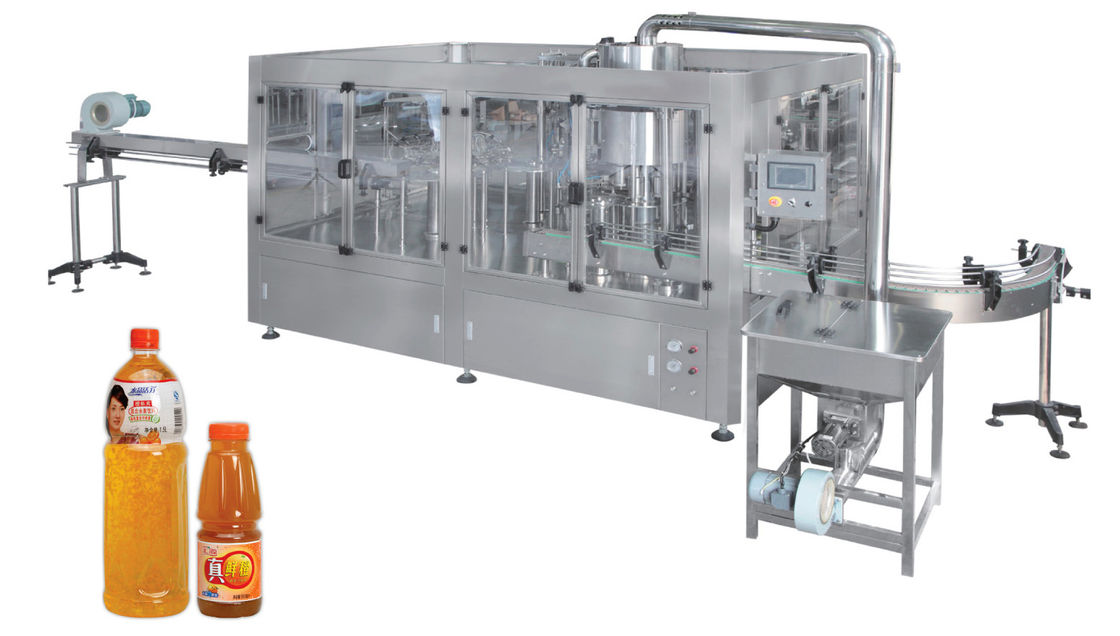 Stainless Steel 4 in 1 6000 BPH Automated Bottling Machine