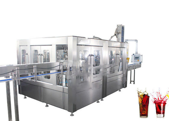 500ml Bottle 3.5KW 3 In 1 Rotary Soft Drink Bottling Machine